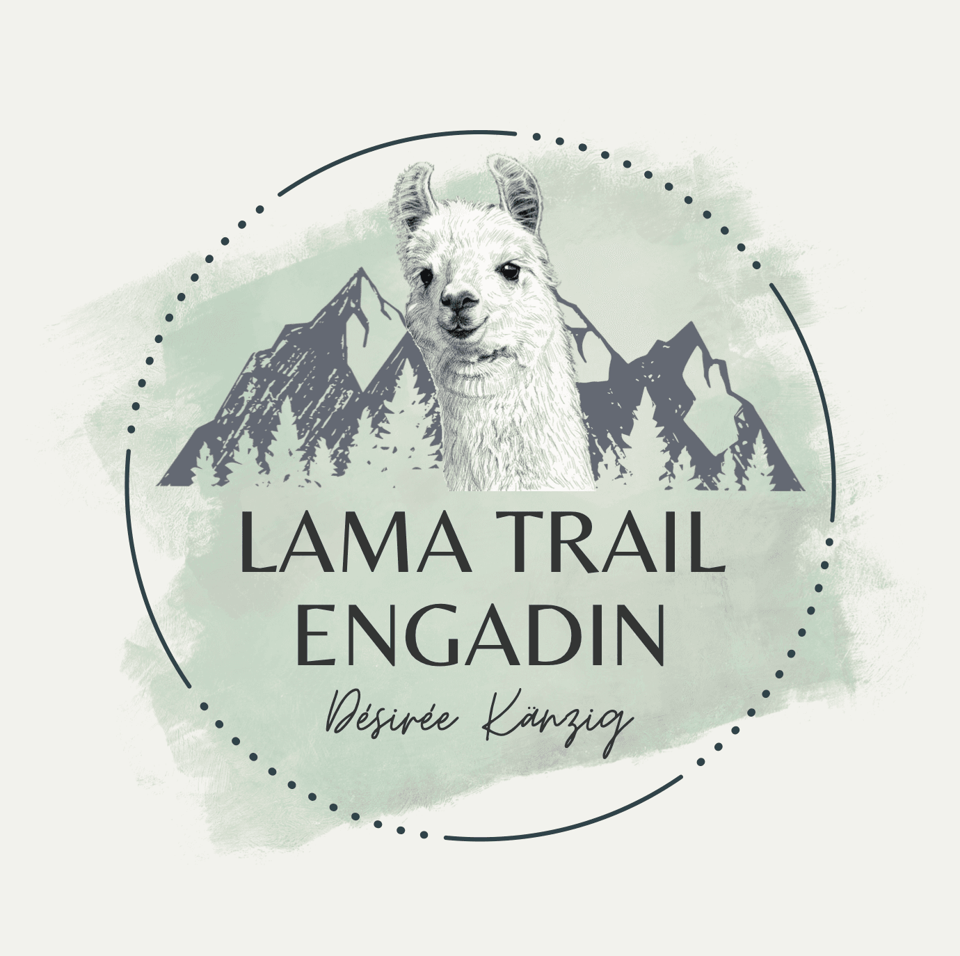 Lama Trail Engadin Logo